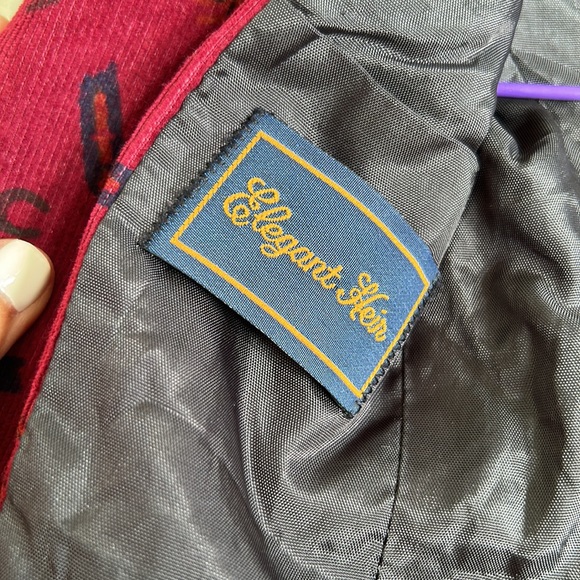 Elegant heir tailored in the USA size 3 corduroy blazer - Picture 6 of 6